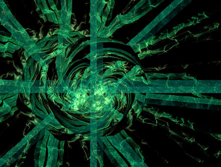 Imaginatory fractal abstract background Imageの写真素材