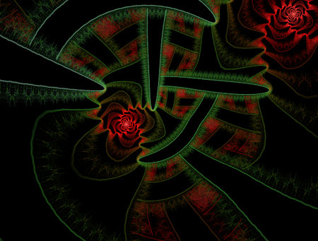 Imaginatory fractal abstract background Imageの写真素材