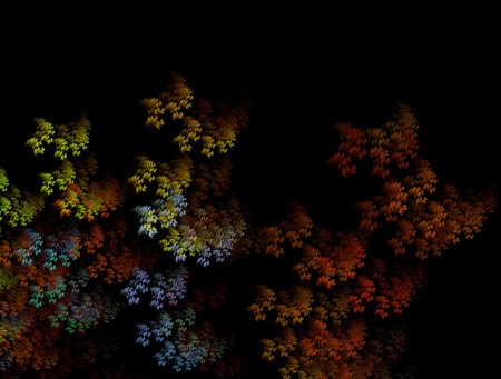 Imaginatory fractal abstract background Imageの写真素材