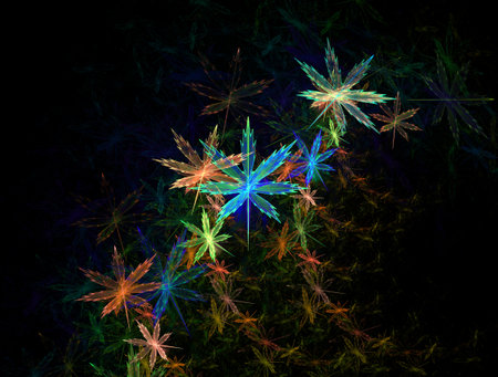 Imaginatory fractal abstract background Imageの写真素材