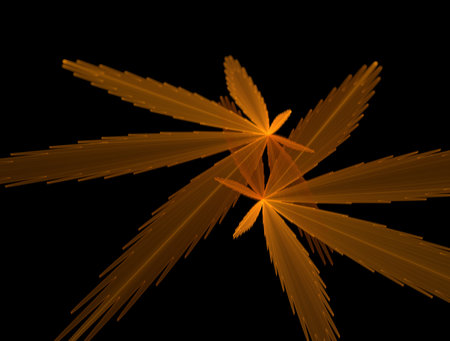 Imaginatory fractal abstract background Imageの写真素材