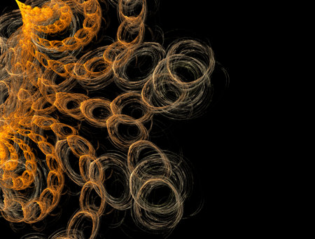 Imaginatory fractal abstract background Imageの写真素材