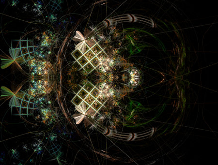 Imaginatory fractal abstract background Image