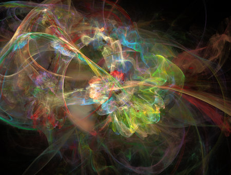 Imaginatory fractal abstract background Imageの写真素材