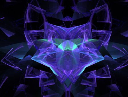 Imaginatory fractal abstract background Imageの写真素材