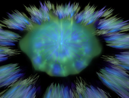 Imaginatory fractal abstract background Image