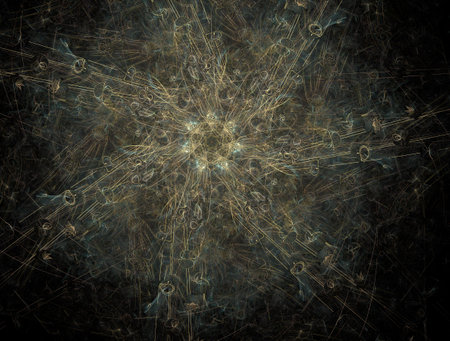 Imaginatory fractal abstract background Imageの写真素材