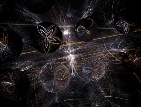 Imaginatory fractal abstract background Image