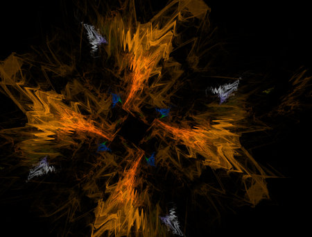 Imaginatory fractal abstract background Imageの写真素材