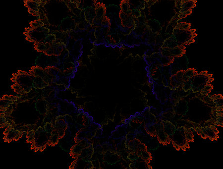Imaginatory fractal abstract background Imageの写真素材