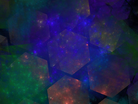 Imaginatory fractal abstract background Imageの写真素材