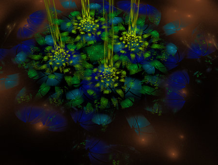 Imaginatory fractal abstract background Imageの写真素材