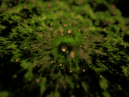 Imaginatory fractal abstract background Imageの写真素材