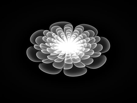 Imaginatory fractal abstract background Imageの写真素材