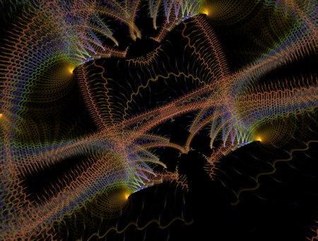 Imaginatory fractal abstract background Imageの写真素材