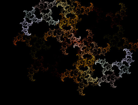 Imaginatory fractal abstract background Imageの写真素材