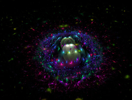 Imaginatory fractal abstract background Imageの写真素材