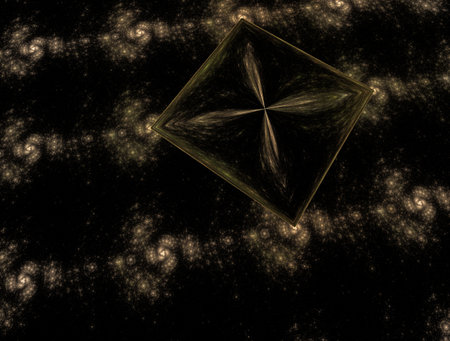 Imaginatory fractal abstract background Imageの写真素材