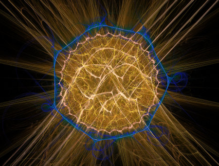 Imaginatory fractal abstract background Image