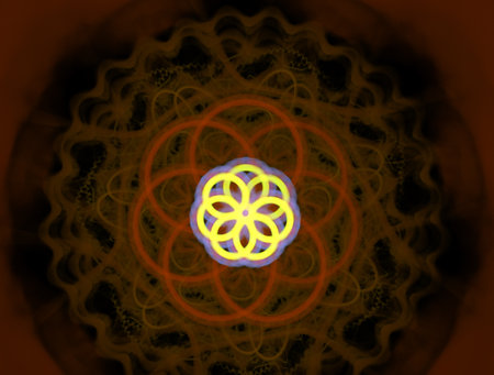 Imaginatory fractal abstract background Imageの写真素材