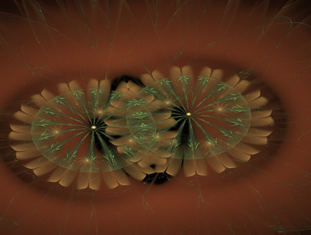 Imaginatory fractal abstract background Imageの写真素材