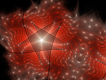 Imaginatory fractal abstract background Imageの写真素材