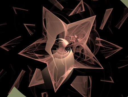 Imaginatory fractal abstract background Imageの写真素材