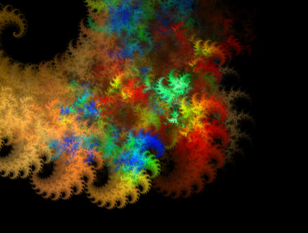 Imaginatory fractal abstract background Imageの写真素材