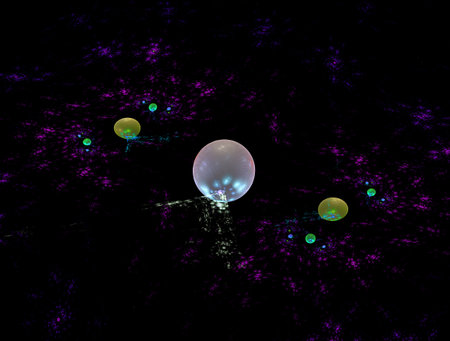Imaginatory fractal abstract background Image
