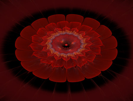 Imaginatory fractal abstract background Imageの写真素材