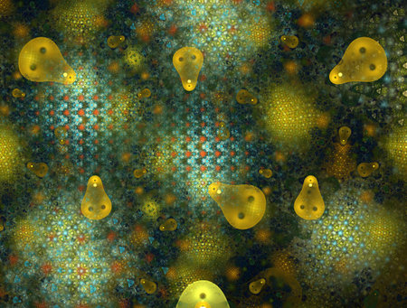 Imaginatory fractal abstract background Image