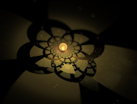 Imaginatory fractal abstract background Imageの写真素材