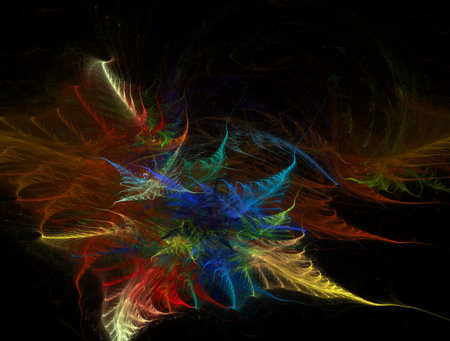 Imaginatory fractal abstract background Imageの写真素材