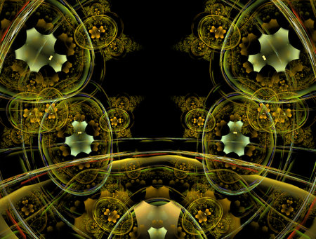 Imaginatory fractal abstract background Imageの写真素材