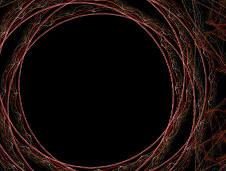 Imaginatory fractal abstract background Imageの写真素材