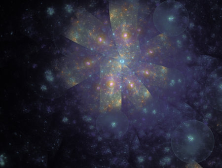 Imaginatory fractal abstract background Imageの写真素材