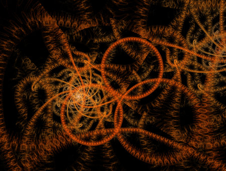 Imaginatory fractal abstract background Imageの写真素材