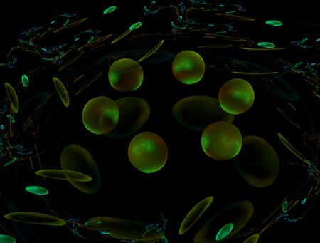 Imaginatory fractal abstract background Imageの写真素材