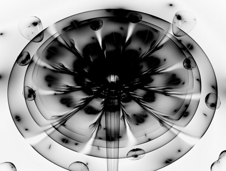 Imaginatory fractal abstract background Imageの写真素材