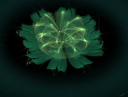 Imaginatory fractal abstract background Imageの写真素材