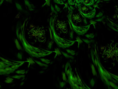 Imaginatory fractal abstract background Imageの写真素材