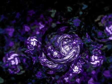 Imaginatory fractal abstract background Imageの写真素材