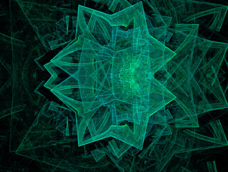 Imaginatory fractal abstract background Imageの写真素材