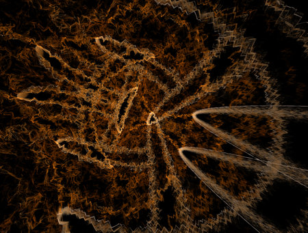 Imaginatory fractal abstract background Imageの写真素材