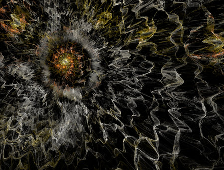 Imaginatory fractal abstract background Imageの写真素材