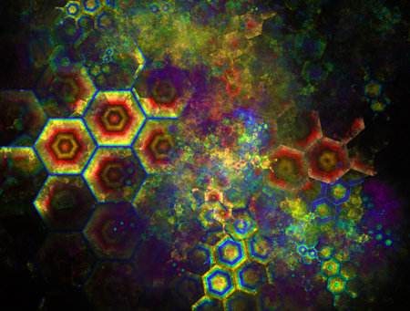 Imaginatory fractal abstract background Image