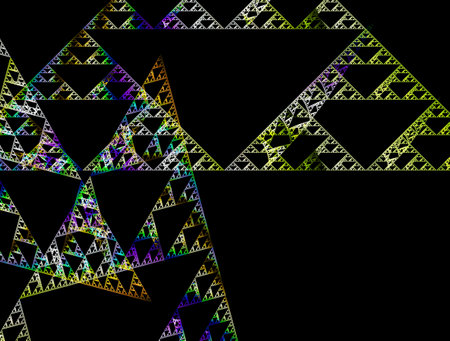 Imaginatory fractal abstract background Imageの写真素材