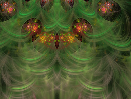 Imaginatory fractal abstract background Imageの写真素材