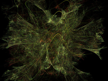 Imaginatory fractal abstract background Imageの写真素材