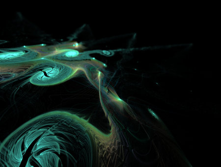 Imaginatory fractal abstract background Imageの写真素材